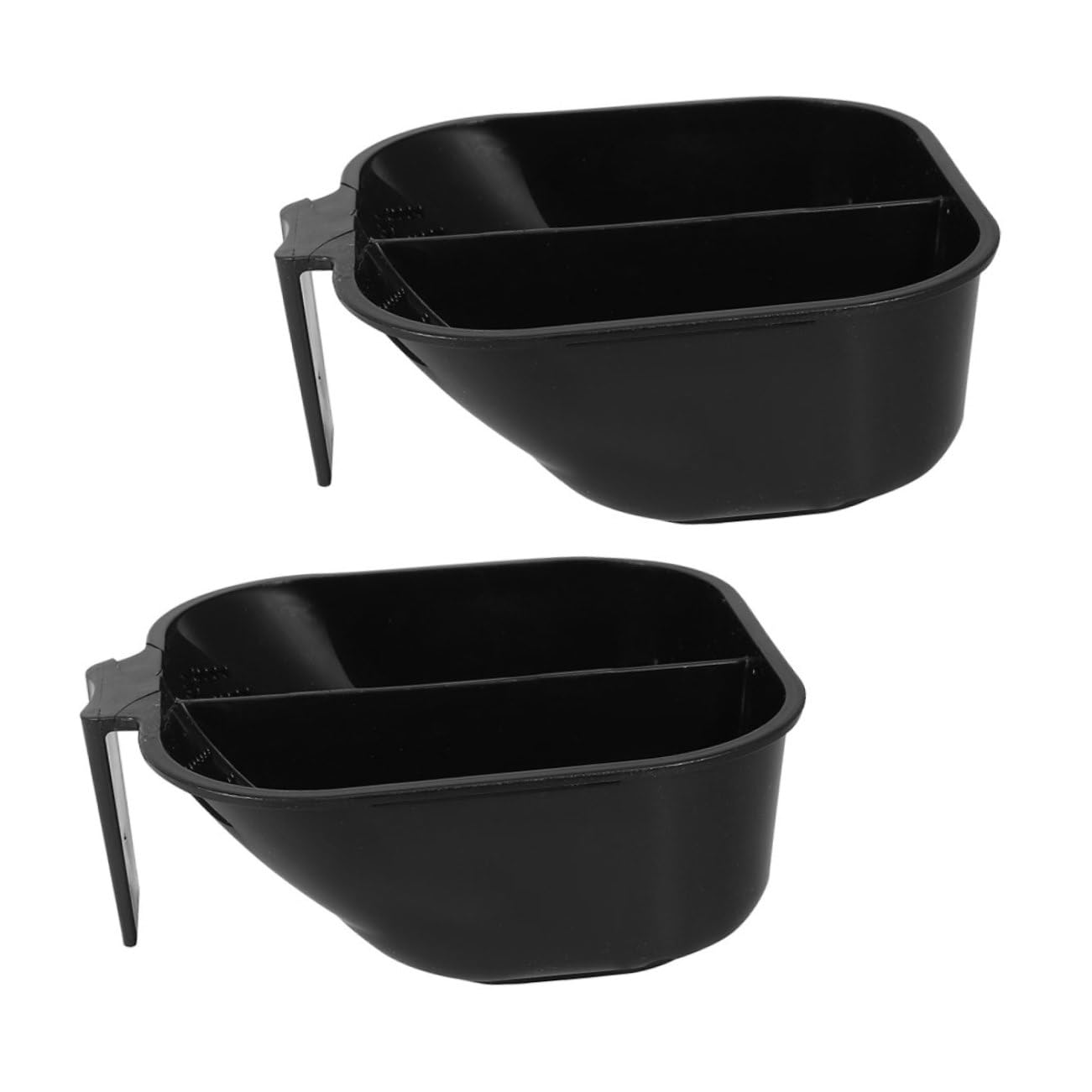 Healeved Diy Hair Coloring Tools 2 Large Partitioned Bowls for Hair Dye Supplies