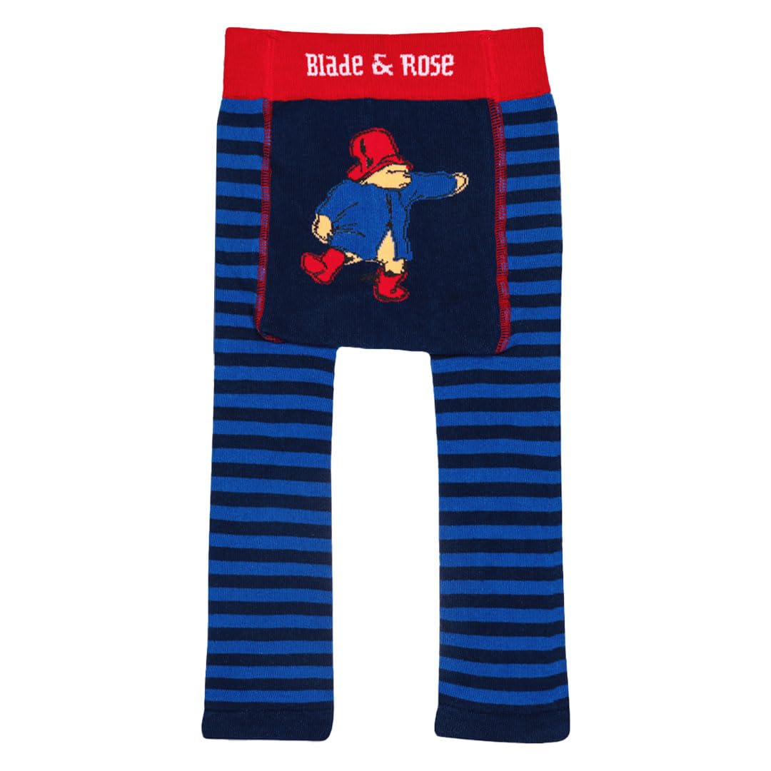 Blade & Rose Unisex Blue/Red | Paddington™ Out And About Leggings | Clothing For Babies & Toddlers 3-4 Years |