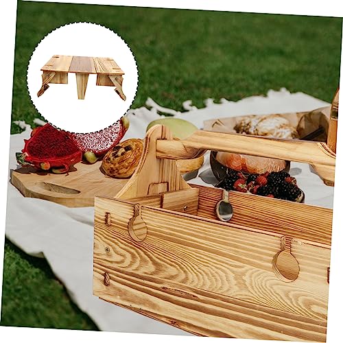 Table de panier de rangement portable pour l'intérieur et l'extérieur - 5