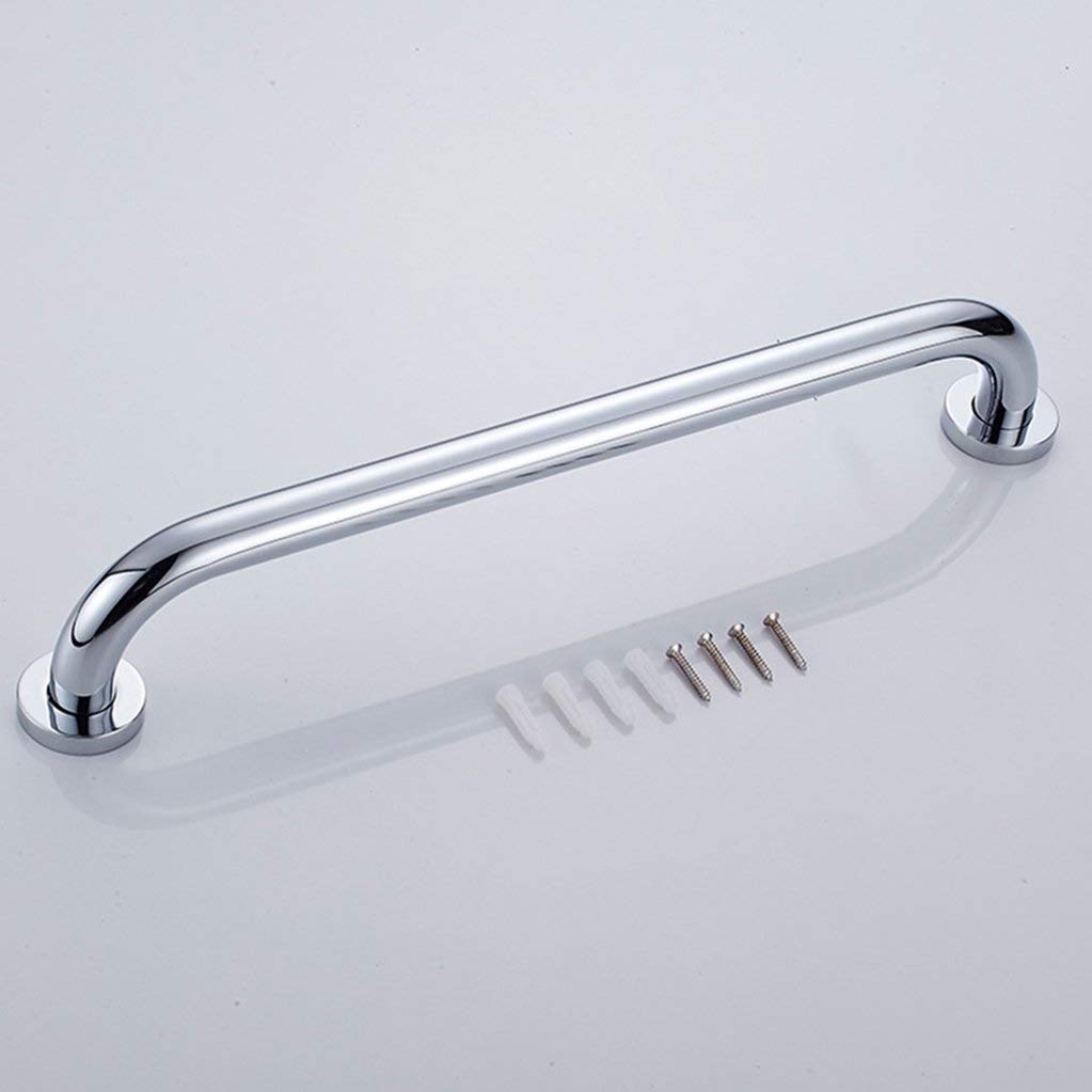 Sepkus Barra de Apoyo de Seguridad de Acero Inoxidable, reposabrazos con Mango Antideslizante, riel de Soporte para Personas Mayores/discapacitadas, baño/Ducha (37 cm)
