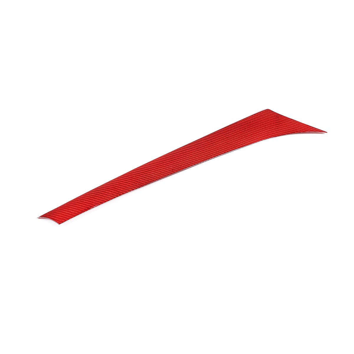 Czerwone prawdziwe włókna węglowe samochód dekoracja panel osłona dla pasażera do Giulia 2017-2019 akcesoria samochodowe
