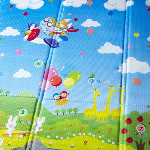 Tapete Colorido Festa ABC Dobrável, Ibimboo, Multicolorido, Grande