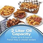 Hamilton Beach Cool Touch Electric Deep Fryer with Basket and Lid, 2 Liters / 8 Cups Oil Capacity, Adjustable Temperature, 1500 Watts for Fast Heat-up, viewing Window Easy to Clean, Black (35021) - Image 4