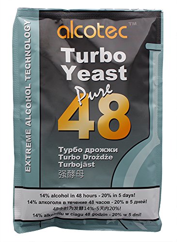 Alcotec, Turbo Yeast, lievito da 48 ore, 20% in 5 giorni, 1 confezione