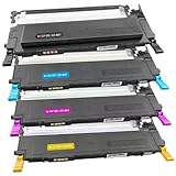 Tito-Express PlatinumSerie Set 4X Toner-Kartusche XXL kompatibel mit Samsung CLT-4072S CLP-320 CLP-320N CLP-325 CLP-325N CLP-325W CLX-3185 CLX-3185N CLX-3185FN CLX-3185FW