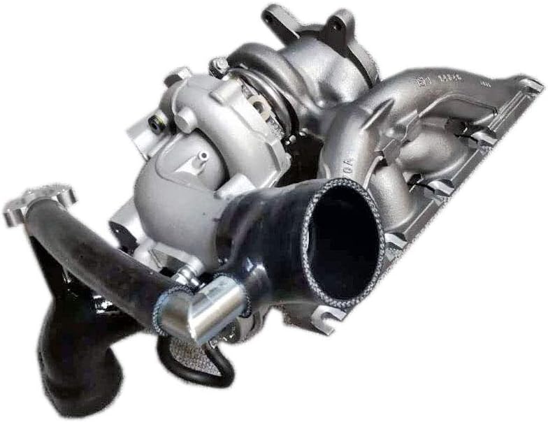 Rev9 K04 Turbocharger installed with silicone hoses