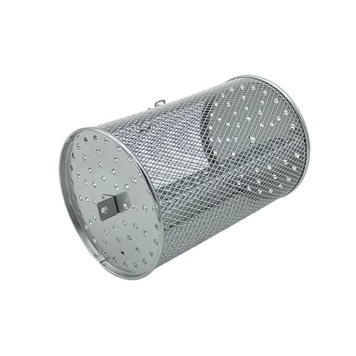 TAKEY豆焙煎機 豆のベーキングメーカー エスプレッソ焙煎機 ステンレス鋼製コーヒーロースター 家庭用コーヒーベーキング用ハンドル付きコーヒーロースター機械 手動回転 コーヒー 304ステンレス焼きケージ回転ケージ焼き落花生焼きナッツ焼きコーヒー豆用具