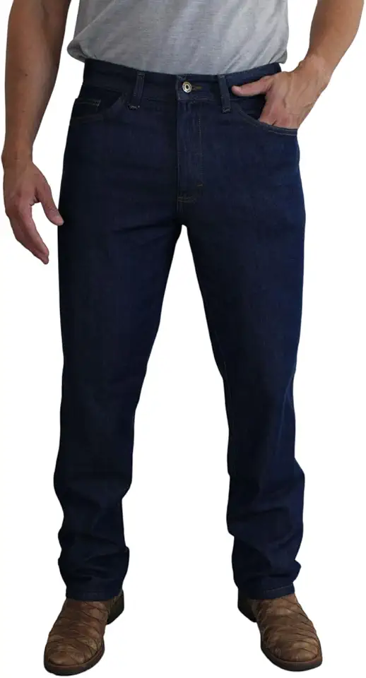 Calça Jeans Masculina Tradicional Corte Reto Resistente Linha Premium