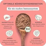 Bio Vitaminpulver für Hunde – CURAPET – zur ernährungsphysiologischen Unterstützung Einer ausgewogenen Fütterung, mit natürlichem Vitamin C, Antioxidantien & Superfoods – 200 g (bis zu 80 Portionen)