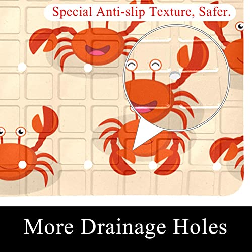 Tapis de bain antidérapant lavable machine pour baignoire enfant