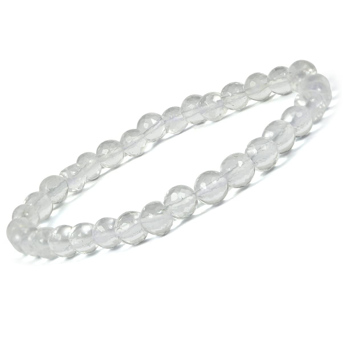 Reiki Crystal Products Clear Quartz Sphatik Bracelet Reiki Healing Crystal Stone 6 mm Faceted Bead Bracelet, Charged By Reiki Grandmaster & Vastu Expert (B0BSC6M49Q) Amazon Price History, Amazon Price Tracker