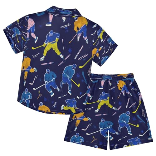 Image of Boccsty Ice Cream Drip Boy Summer Shorts Sets Hawaiian Toddler Boys T-Shirt & Pants 2 Pcs 3T-10T