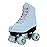 YYW Stylish Women Roller Skates, Cozy Sky Blue Premium Frosted Material Roller Skates, High-top Classic Double Row Indoor Outdoor Roller Skates for Beginner with Flash Wheels (US Women: 10)