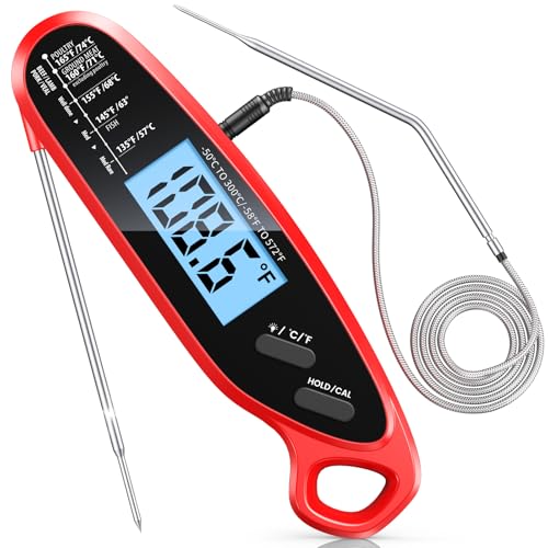 Vuwwey Instant Read Meat Thermometer Digital for Cooking & Grilling