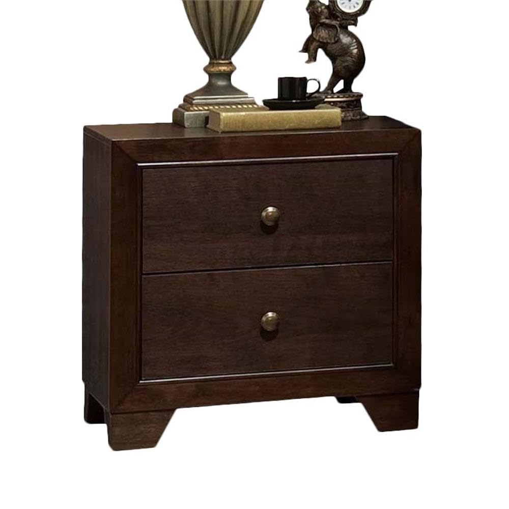 Amazon.com: Acme Furniture Madison Wood Nightstand in Espresso