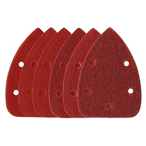 60 bl. P de D de W®  Lija 92 x 140 mm Delta  Multi  Abrasivos (de 5 agujeros 6 tipos de grano K40 ? K60 ? K80 ? K120 ? K180 ? K240 por 10