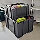 Sundis Master Box, Aufbewahrungsbox 9L, aus recyceltem Kunststoff, robust und verstärkt, stapelbar und kombinierbar, ideal für Werkstatt, Heimwerker oder Transport, Grau