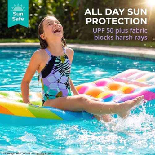 Image of Kanu Surf Girls Jasmine Beach Sport Halter One Piece Swimsuit