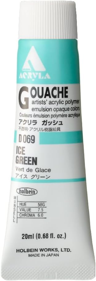 Acryla Gouache Ice Green (A) 20ml