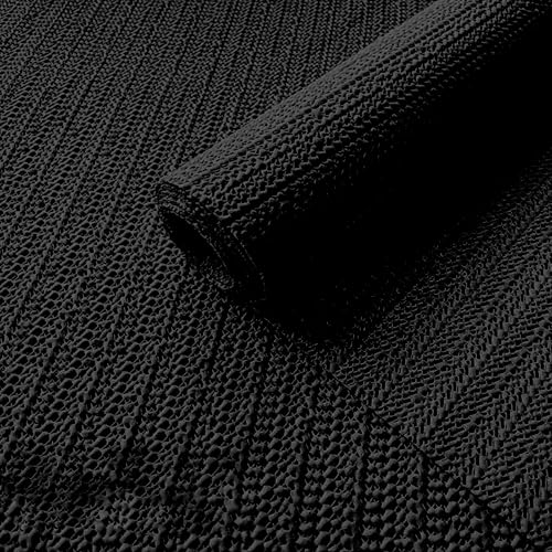 PVC multiusos base de antideslizante negro cortable de 80x80 2