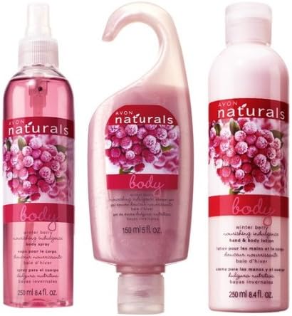 Avon Naturals Winter Berry Body Collection