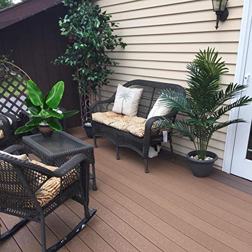 Ollain Artificial Plants 2Pcs Faux Banana Tree Tropical Monstera Leaf Fake Turtle Large Palm Leaves Fern Fake Green Bushes Shrubs Greenery For Tropical Wedding Floral Arrangement Indoor Outdoor Decor #TOP4