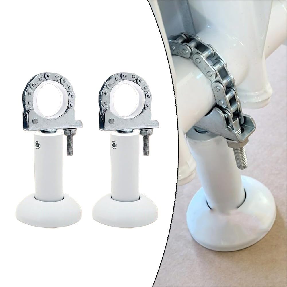 2 soportes de radiador, 11 a 17cm de altura ajustable, soporte de piso de radiador de aluminio,kit de patas de montaje en suelo de radiadores resistentes,para radiadores de aluminio fundido a presión