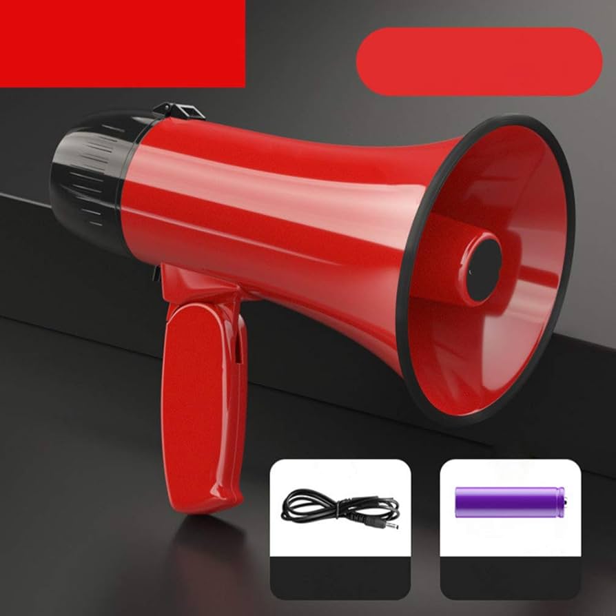 貴重！レア！カッコイイ！レトロ アンティーク 拡声器 赤 メガホン 貴重！レア！カッコイイ！レトロ アンティーク 拡声器 赤 メガホン