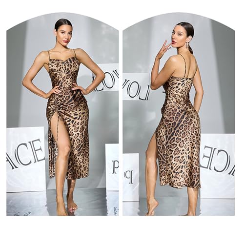 Ensemble de vêtements de nuit soutien-gorge rembourré léopard