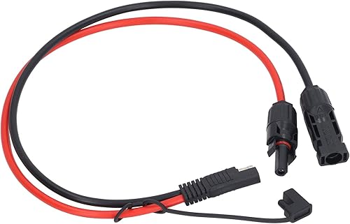 Miniatura 6 de Panel solar a Sae Cable adaptador Cov Fotovoltaico Fotovoltaico Conector Sae Cable adaptador de energía solar con cable de conexión Cable de 10Awg
