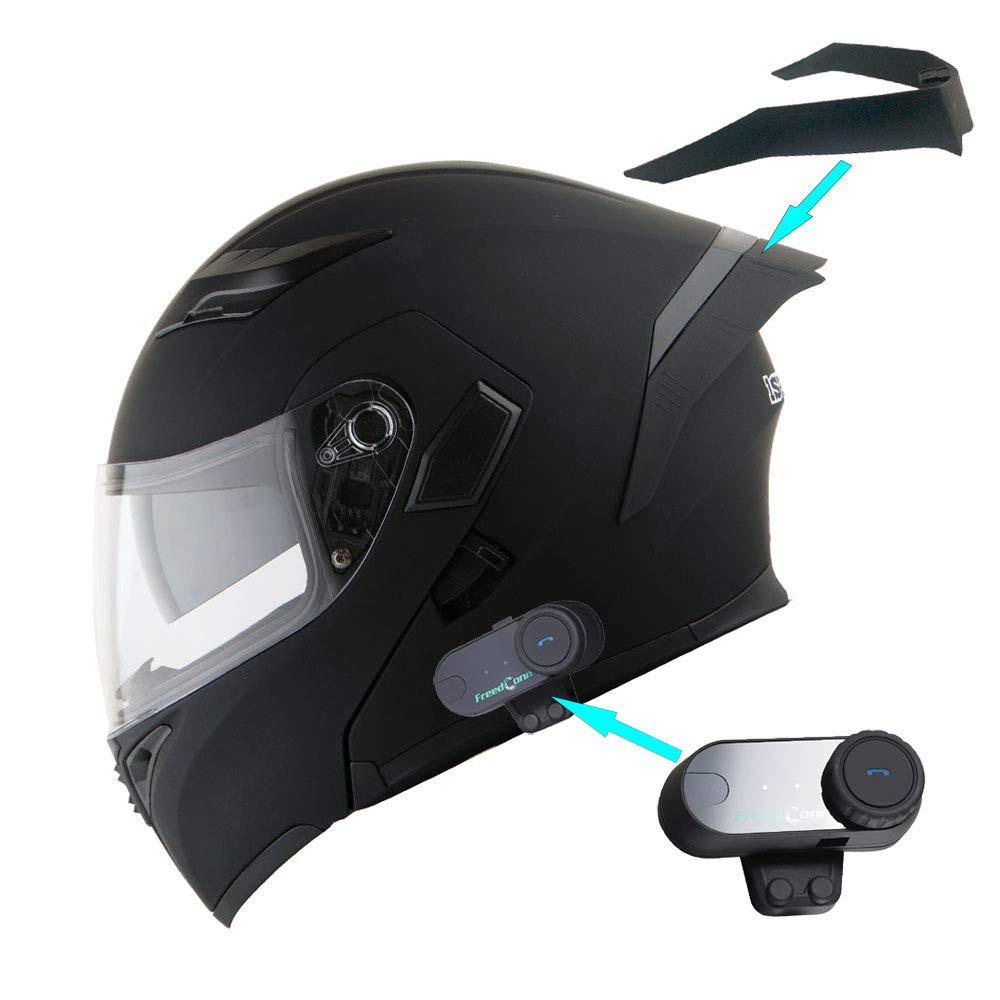 Buy 1Storm Motorcycle Modular Full Face Flip up Dual Visor Helmet