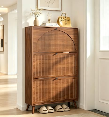 Fsbecl 3 Flip Drawers Shoe Cabinet