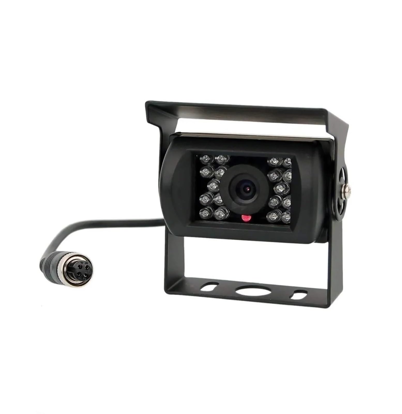 Auto Sucher 4Pin 18 IR Nacht CCD Auto Rückansicht Parkplatz Rückfahrkamera Für 12V/24V Bus LKW Parküberwachungssystem(Camera and Cable)