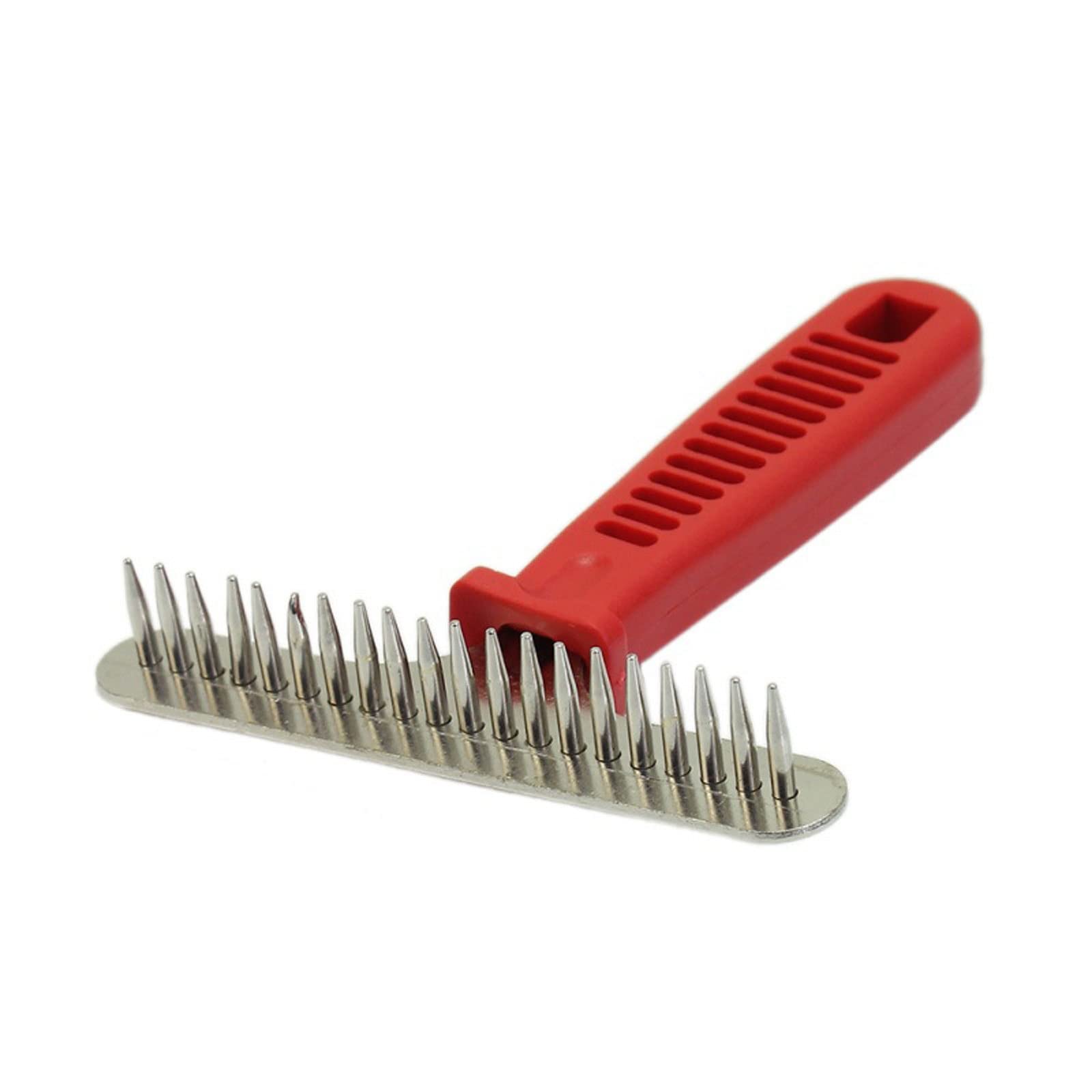 DieffematicSZ Peine Pet Dog Cat Professional Grooming Long Hair Fur Rake Herramienta de Peine de Cepillo estatal