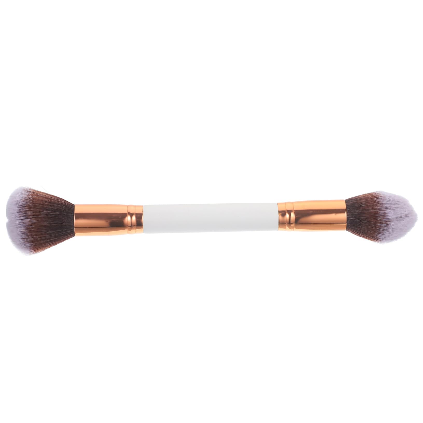 Healeved Set Di 3 Pennelli Per Il Trucco 6 Pezzi Con Manico in Legno A Doppia Estremità E Setole in Nylon Per Cosmetici Da Donna Per Il Trucco Quotidiano