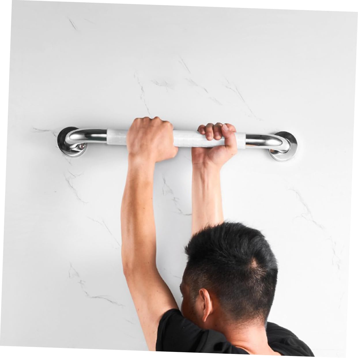 COLLBATH Asidero Baño Seguro Antideslizante Acero Inoxidable Barra Apoyo Pared Para Mayores y Discapacitados Baño y Ducha