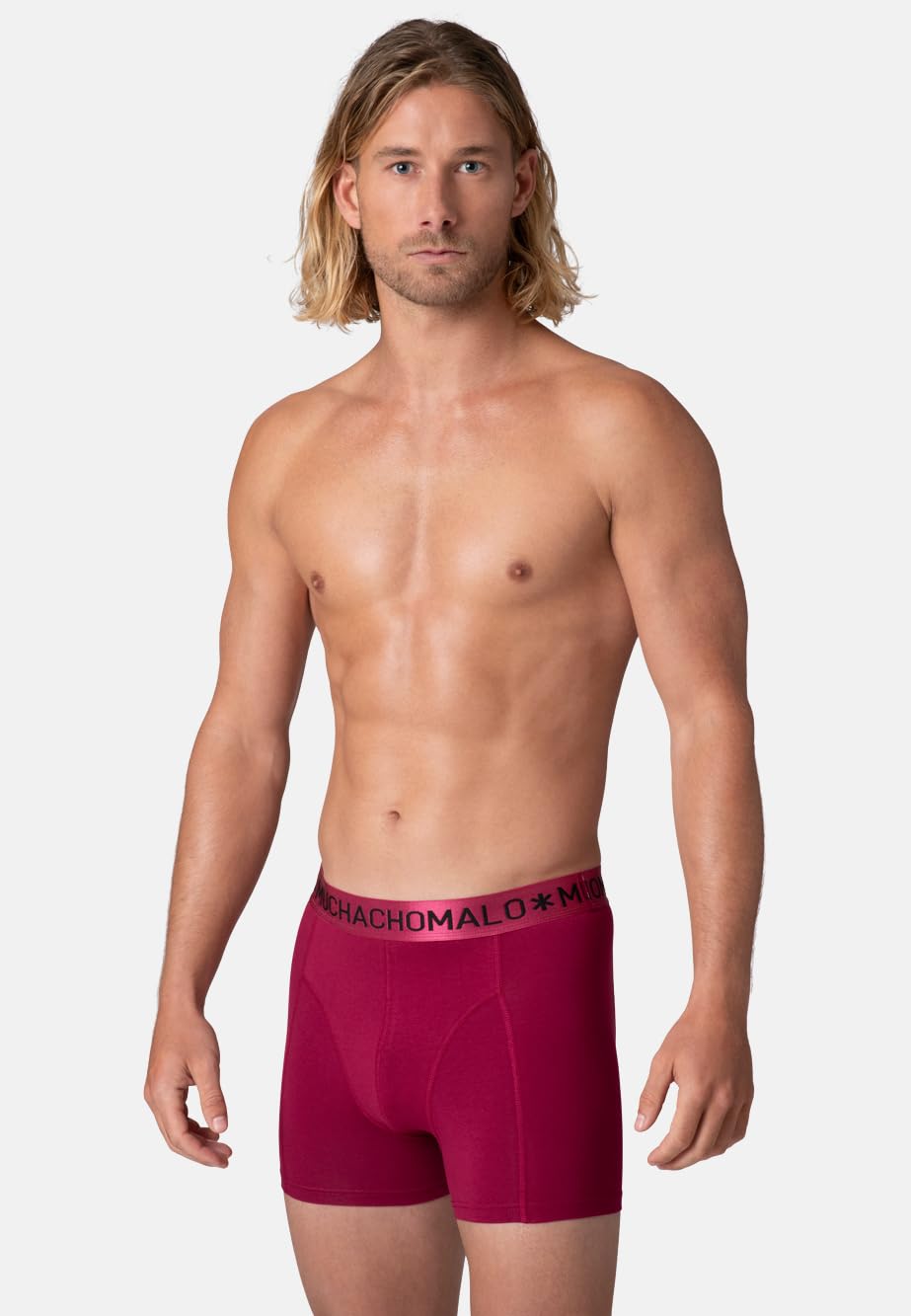 Muchachomalo Boxers para Hombres, Ropa interior de Algodón para Hombres, Multipack de 2 Piezas, Boxers Impreso Corte Clásico, con Cintura Elástica