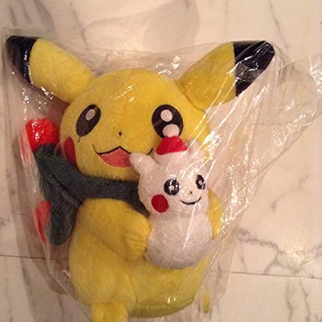 Amazon ビンテージ希少ポケモンセンター限定クリスマスぬいぐるみピカチュウ雪だるまピカチュウ おもちゃ おもちゃ
