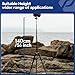 Fotopro Mini Tripod with Ball Head Phone Mount Detachable Selfie Stick Folded only 8.6