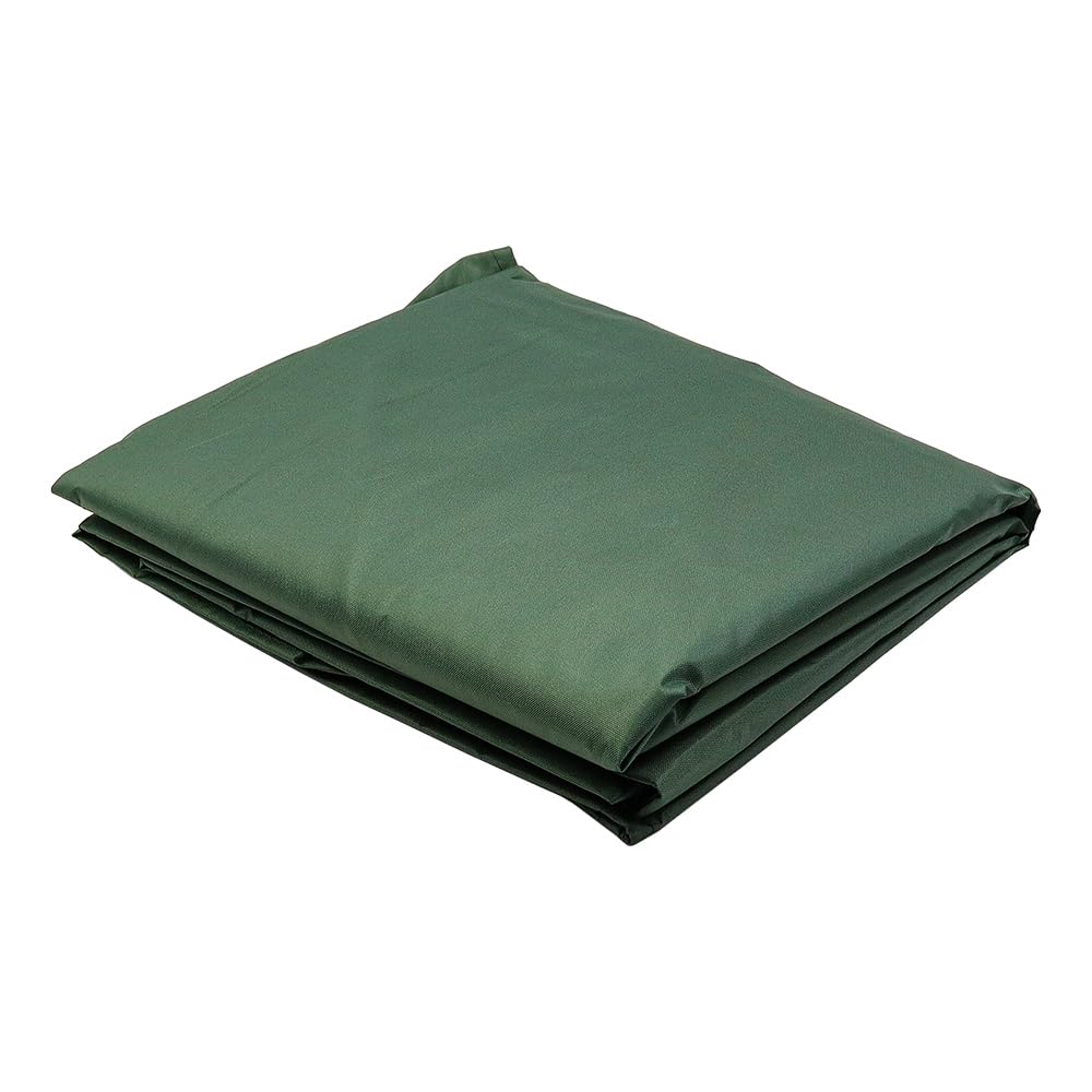 Funda para banco de jardín de 3 plazas, 134 x 66 x 89 cm, resistente al viento, protección UV, para exteriores, banco de patio, impermeable, para muebles de parque, funda de sofá, verde, 210D