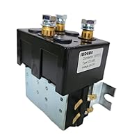 Vista 1 de DC SPDT Motor Contactor de inversión Changover Solenoide Relé Interruptor Reemplazar Albright DC182 DC182-3 24V Bobina 200A Accesorios Carro de Golf
