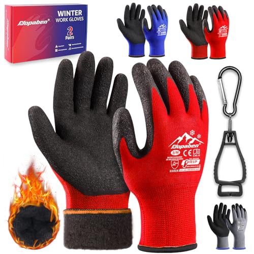 Nopaben Winter Thermal Gloves for Men Women, Cold Weather Ski Snow Gloves with Touchscreen Fingers for Running Cycling Hiking Driving(S) by Nopaben - Used condition - US$13.87