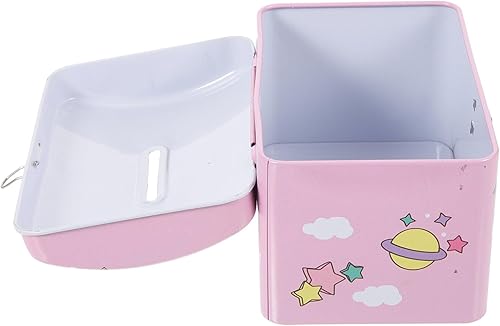 Miniatura 3 de HOMSFOU Alcancía de unicornio para decoración del hogar, con cerradura de metal para ahorrar dinero, alcancía irrompible para niñas y niños, regalo