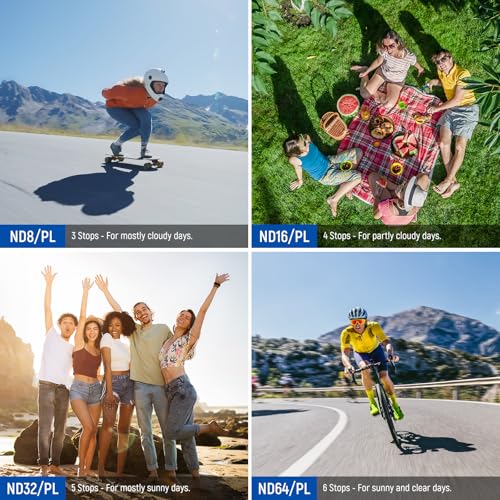 NEEWER ND/PL Filter Set Compatible With DJI NEO