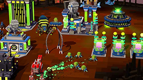 Jeu RTS de stratégie pixel pour console PlayStation 4 : 8 bits invaders