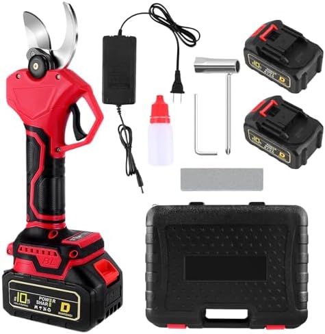 Tijeras de Podar Eléctricas, Tijeras de Podar con Baterías 2x3000...