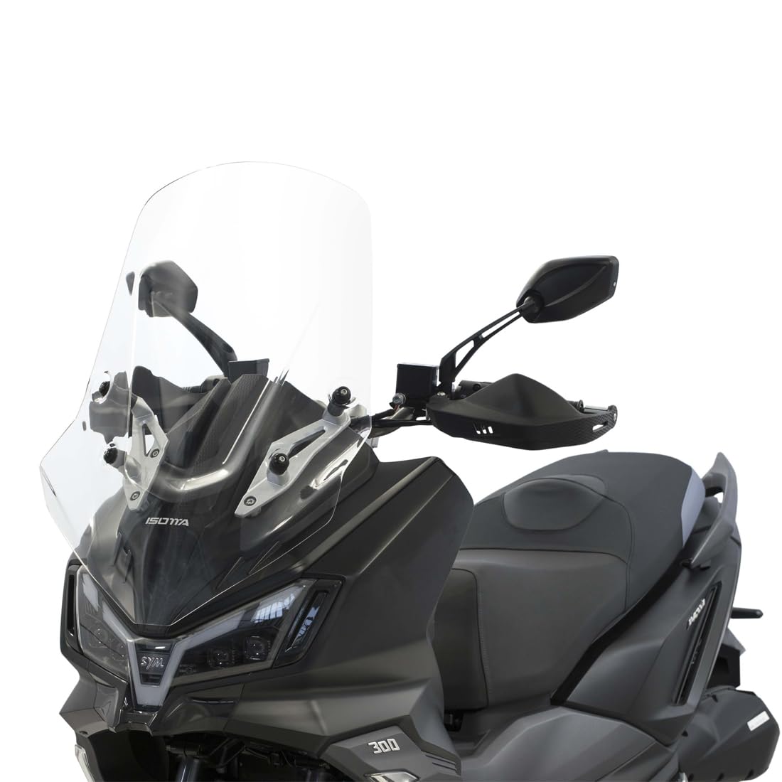 Parabrisas transparente Touring Isotta con enganches compatible para Sym ADX 300 2024-2025