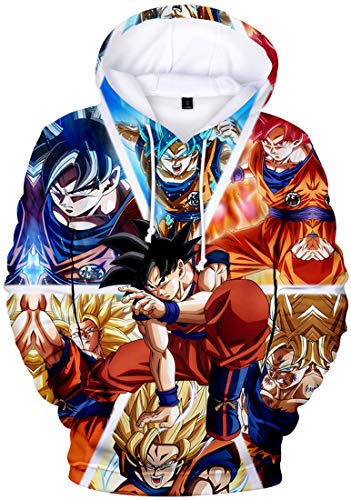 FLYCHEN Sudadera con Capucha para Niños Impreso en 3D Arte Figura de...