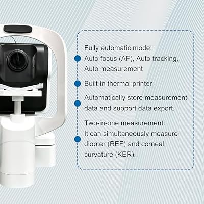 Autorefractor Keratometer Auto Refractor Optometry Machine with Keratometry, 0.5s Fast Measurement, Autorefractor for Optical Shops & Eye Clinics ARK-8500