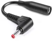 KFD Adaptador de Alimentação DC Plug Conversor 7,4 mm x 5,0 mm a 5,5 mm x 1,7 mm para Acer Nitro 5 AN515, Predator Helios 300, Aspire 7, V 15, VX 15 Nitro, V17 - ADP-135 - Preto